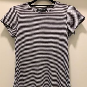 Urban Outfitters Navy/ white stripe dress